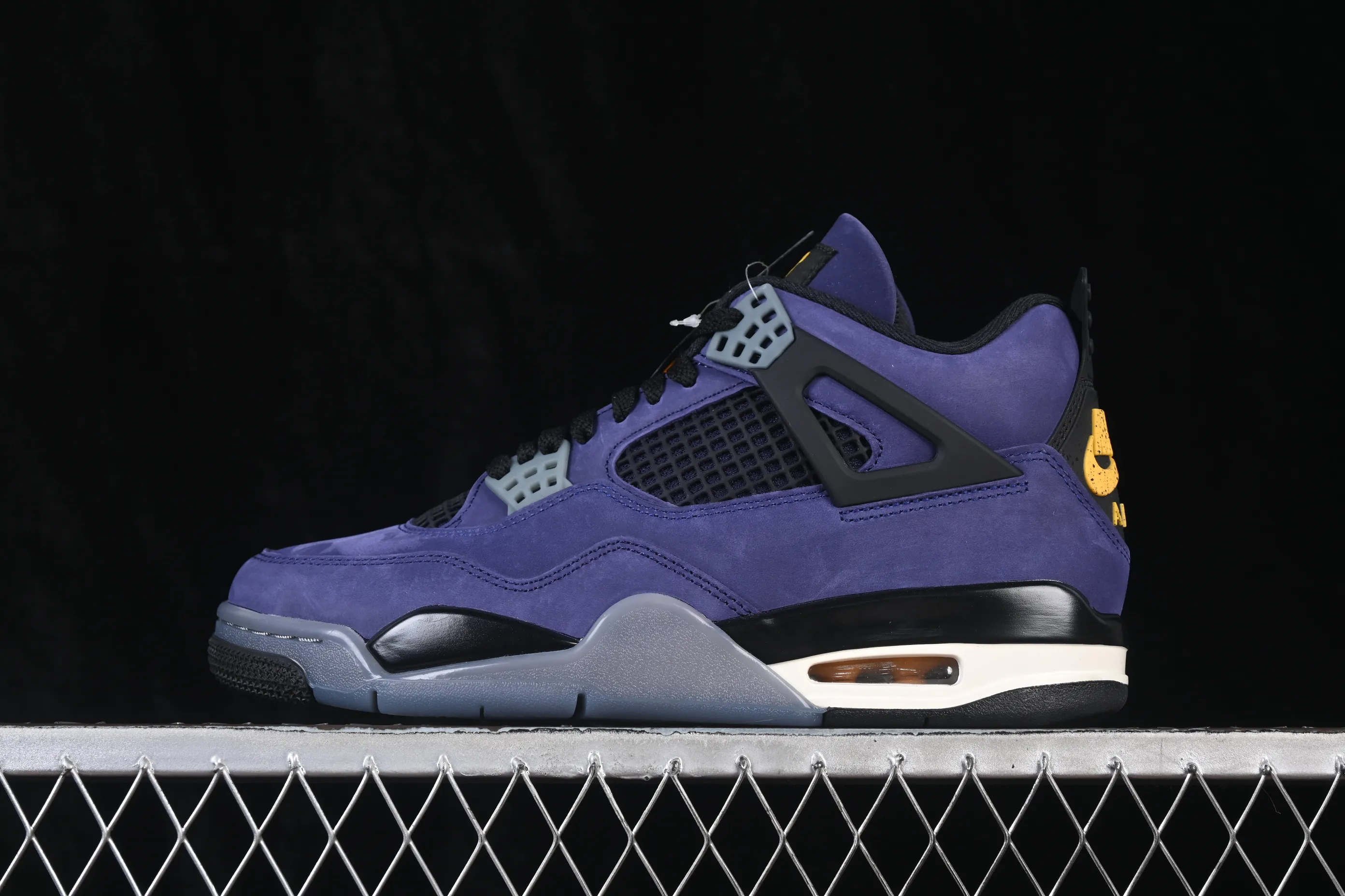 All categories Air Jordan Jordan series basketball shoes Air Jordan 4 LJR version Air Jordan 4 Retro "Lakers" AJ4 Joe 4 Lakers Purple Gold FV5029-500